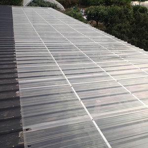 Nhà Máy Giá trong suốt <span class=keywords><strong>Polycarbonate</strong></span> sóng nhựa tấm mái CuộN Bảng điều chỉnh cho nhà kính phòng mặt trời - Product Image 3