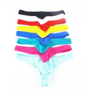 Sexy uomini tinta unita vedo attraverso perizoma costumi intimo erotico uomo mutandine Bikini - Product Image 6