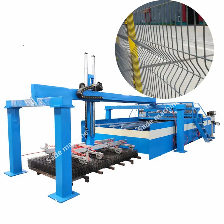 automatic 3d fence welded wire mesh welding machine