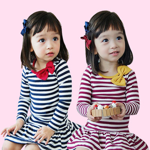 Vestido Corto al por Mayor, el Último Modelo de Vestido Casual de Manga Larga para Niñas, Vestido Rojo de Proveedor Chino - Product Image 6