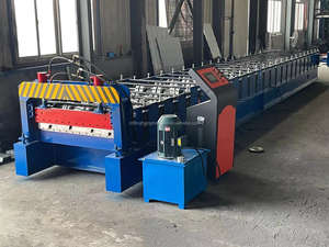 高強度複合スラブおよび建設プロジェクトのためのヘビーデューティ床デッキ機床デッキロール成形機 - Product Image 4