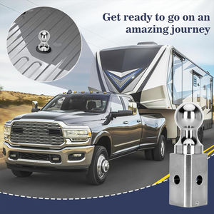 Boule d'attelage à col de cygne AMBITION 2-5/16 pouces, boule d'attelage de remplacement compatible avec les attaches de <span class=keywords><strong>remorque</strong></span> B&W, chromée - Product Image 6