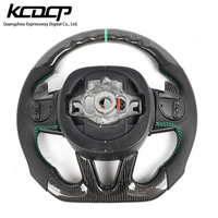 Volant en fibre de carbone personnalisé adapté à la Dodge CHARGER SRT Challenger avec lumières de changement de vitesse LED