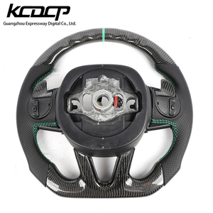 Volante <span class=keywords><strong>de</strong></span> <span class=keywords><strong>Fibra</strong></span> <span class=keywords><strong>de</strong></span> <span class=keywords><strong>Carbono</strong></span> Personalizado para Dodge CHARGER SRT Challenger con Luces LED <span class=keywords><strong>de</strong></span> Cambio - Product Image 6