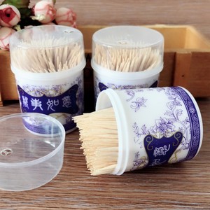Cure-dents en bouteille, cure-dents en porcelaine bleue et blanche de la boutique 2 yuans, cure-dents en pot, cure-dents double face, stock à 1 yuan - Product Image 5