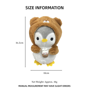 Llaveros de pingüino de peluche suaves y esponjosos, rellenos de algodón, accesorios para bolsos, recuerdo turístico - Product Image 6