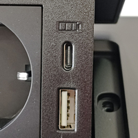 JIAXIN Einbau-Steckdose Möbelsteckdose für Büro Eingebaute Steckdose Schreibtisch Pop-up-Steckdose mit Kabel