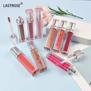 ลิปกลอสแบบวีแกนสีนู้ดแบบธรรมชาติติดทนนานลิปมันสีชมพูใสติดฉลากส่วนตัว - Product Image 2