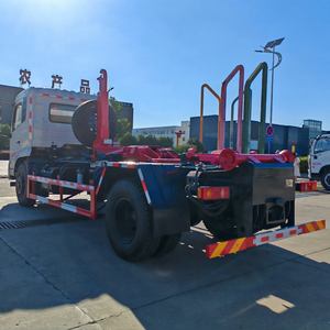 Camión de basura de carga de transmisión Manual de gran venta, contenedor de basura de combustible diésel, carga trasera, camión de 14-16 metros cúbicos - Product Image 6