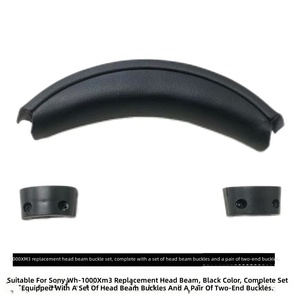 Correa de Repuesto para Auriculares Sony WH-1000XM3, Piel de Cordero Premium/Cuero Proteico, Espuma Suave y Transpirable, para Auriculares Over-Ear - Product Image 3