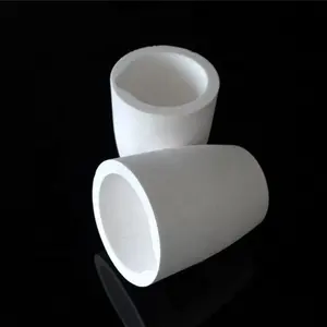 Gelas Wadah Keramik SiO2 Kuarsa Silika Lebur Bekas untuk Laboratorium