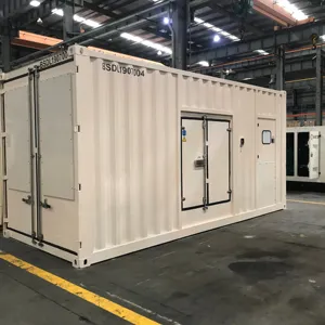 جديد 1 ميجا وات 2 ميجا وات 3 ميجا وات 4 ميجا وات مجموعة مولدات الديزل 1250kva 2500kva 3750kva 5000kva مع مولد كومنز الصامت 1000kw