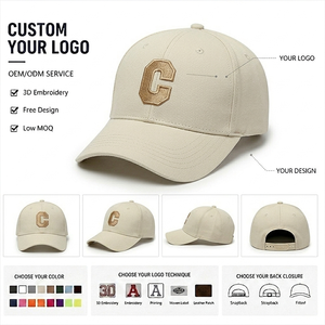หมวกเบสบอล 5 แผง คุณภาพสูงแบบกำหนดเอง ปักโลโก้ 3 มิติ แบบนูน หมวกแก๊ปแบบ Snapback คุณภาพสูง - Product Image 1