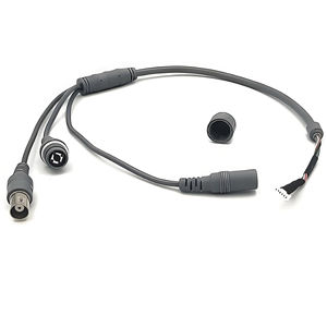 بيع بالجملة جاكيت نحاسي من كلوريد البولي فينيل معزول 50ohm زر محوري BNC موصل طاقة فيديو تسخير الأسلاك إعادة الضبط - Product Image 2