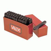 VALEX FER0400 Industrial/DIY Grade Letter Number Punch Kit Carbon Steel Stamping Tools Plastic Handle Made in Italy ODM OEM