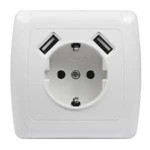 European Style Power Outlet Electric Usb Outlet Socket Outlet/Usb Wall Socket