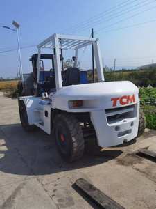 Montacargas Diésel TCM FD100Z8 Usado de Fabricación Japonesa, <span class=keywords><strong>10t</strong></span>, con Radio de Giro Reducido, Montacargas de Combustión Interna de Segunda Mano - Product Image 2