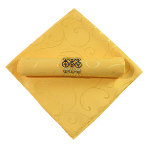 Petite quantité minimale <span class=keywords><strong>de</strong></span> commande, serviettes <span class=keywords><strong>de</strong></span> <span class=keywords><strong>table</strong></span> personnalisées en jacquard <span class=keywords><strong>rose</strong></span> doré réutilisables faites à la main pour la décoration <span class=keywords><strong>de</strong></span> mariage, couleur unie - Product Image 4