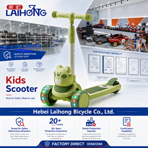 <span class=keywords><strong>Trottinette</strong></span> pliable pour enfants à trois roues de haute qualité, jouets en gros, trottinettes à pousser, trottinettes à pied - Product Image 6