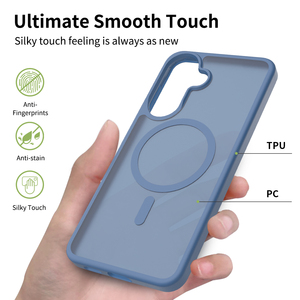 Funda Magnética Esmerilada para <span class=keywords><strong>Samsung</strong></span> <span class=keywords><strong>Galaxy</strong></span> A57 A37 A17 A07 A56 A36 A26 A06 A55, Grado Militar, Translúcida, Antigolpes - Product Image 2