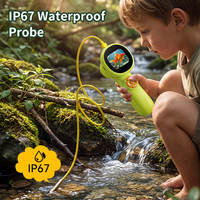 Endoscope et microscope 2-en-1 intelligent pour enfants, grossissement 500X, jouet portable d'étude de la nature, cadeau pour la vente en gros en supermarché B2B