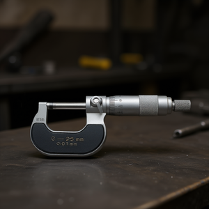 Micrometer 0-25 Mm 0.01 Mm <b>Precision</b> Measurement <b>Tool</b> For Metalworking - Product Image 3