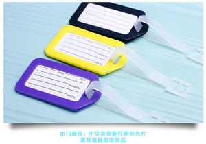 ป้ายติดกระเป๋าเดินทาง PVC ทนทาน |   สิ่งอำนวยความสะดวกในโรงแรมแบบกำหนดเองพร้อมหมายเลขห้อง |   อุปกรณ์เสริมการเดินทางเพื่อการส่งเสริมการขาย - Product Image 3