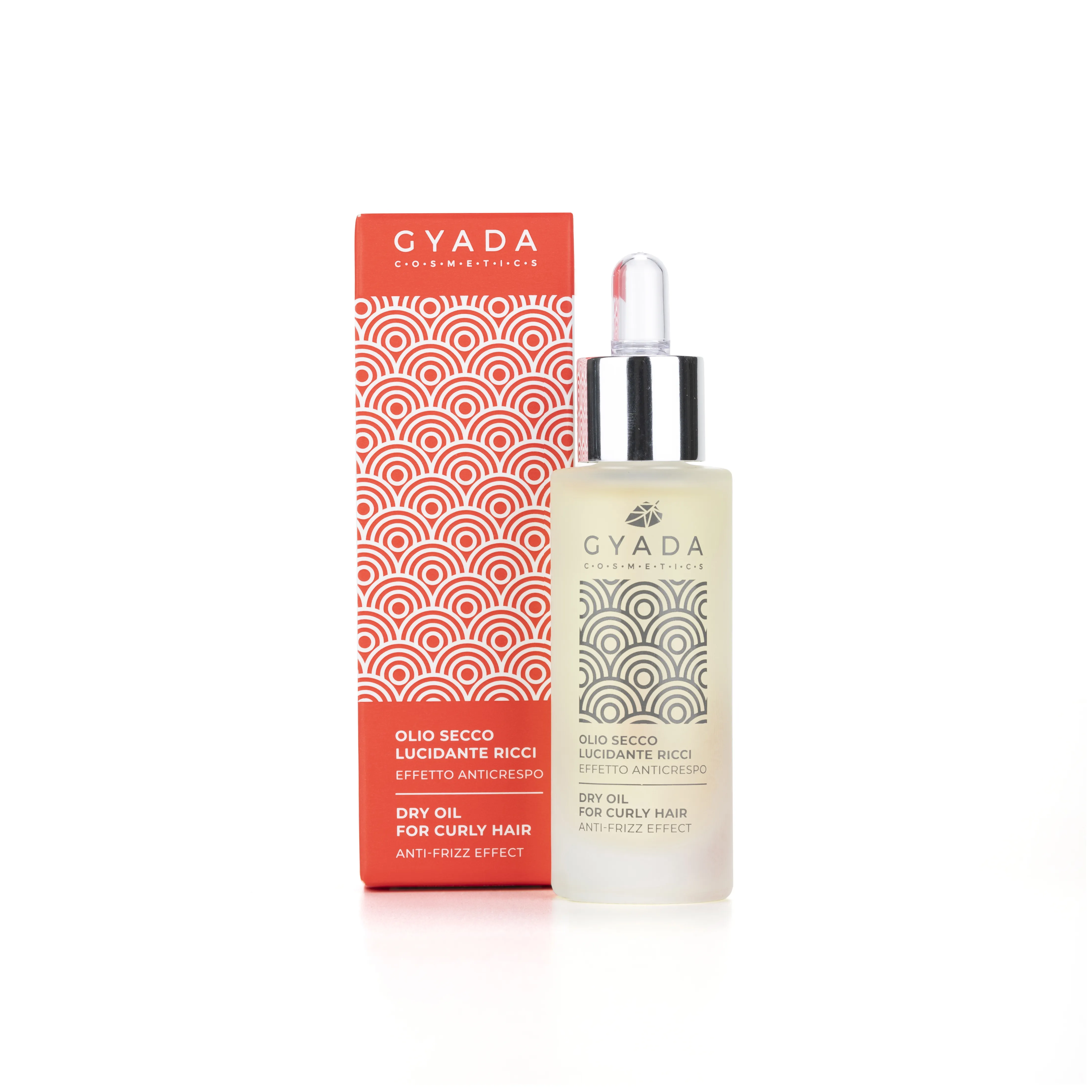 exclusively natural GYADA Dry Oil for Curly italy anti frizz hair care 30ml oil 100% pure serum
