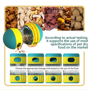 Etkileşimli Çevre Dostu Plastik Köpek Mama Dağıtıcısı Egzersiz ve Bulmaca Oyuncağı Akıllı/Manuel Basit Spor Lüks Eğlenceli Evcil Hayvan Ödül Maması - Product Image 5