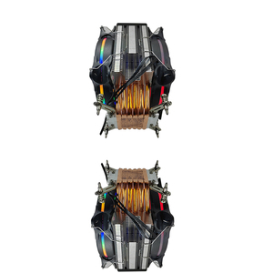 Custom Logo Single Tower Dual RGB CPU <b>Fan</b> Pwm Gaming PC <b>Computer</b> Processor Cooling Low MOQ 6pcs Heatpipe Cpu Cooler - Product Image 6