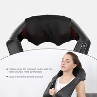 Masseur électrique Shiatsu pour le cou et les épaules, châle chauffant, massage profond des tissus, pour soulager les douleurs au cou et au dos