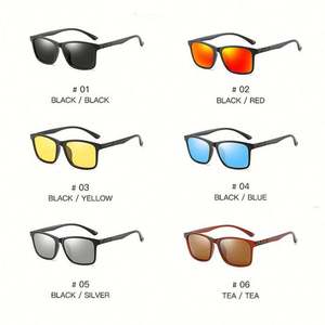 Gafas de Sol Polarizadas Cuadradas Retro Unisex con Marco TR90, Protección UV400, Moda 2022 - Product Image 6