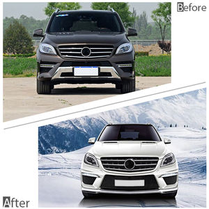 ชุดแต่งภายนอกรถยนต์ Mercedes <span class=keywords><strong>ML</strong></span> ชุดกันชน บอ<span class=keywords><strong>ดี</strong></span>้คิท บังโคลน ปี 2012-2014 Benz W166 Facelift อุปกรณ์เสริม ไฟตัดหมอก แบบติดตั้งเองได้ คุณภาพสูง - Product Image 3
