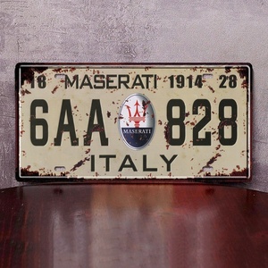 Placa de <span class=keywords><strong>Matrícula</strong></span> Metálica Personalizada con Logotipo Propio, Sublimable, para Decoración de Automóviles, Se Aceptan Pedidos Pequeños, 2026 - Product Image 5