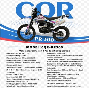 Nueva Motocicleta Todoterreno CN de 21 HP, 4 Tiempos, Monocilíndrica, Refrigerada por Aire, 300 cc, Tanque de Combustible de 13 L, Carburador NIBBI PE30, 6 Velocidades, SFR <span class=keywords><strong>520</strong></span> - Product Image 2