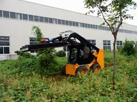 Accessoire de chargeuse compacte HCN pour la coupe de l'herbe, le débroussaillage et l'entretien paysager
