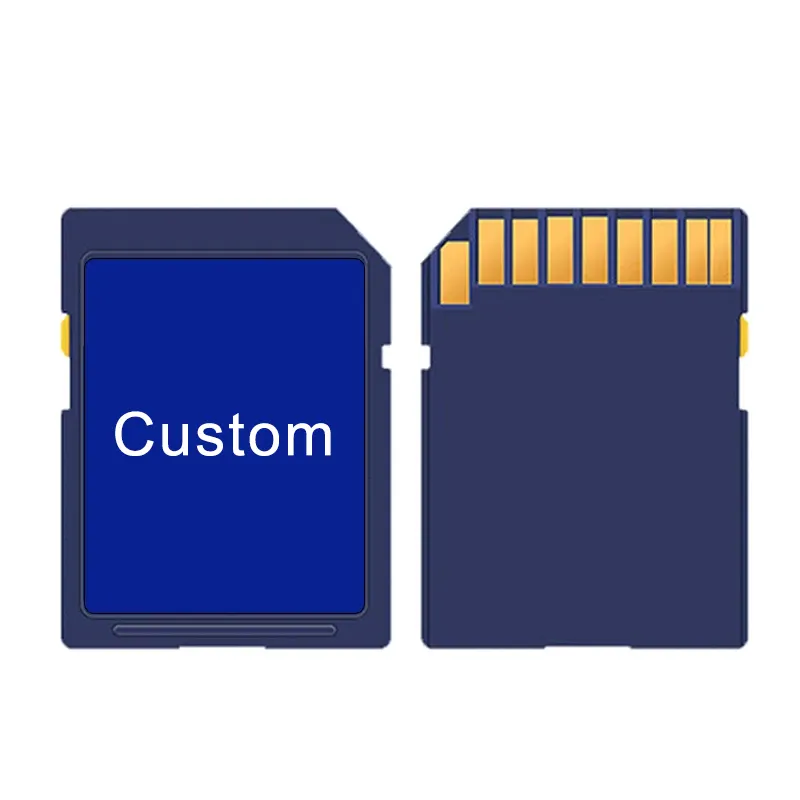 Custom CE ROHS FCC schede di memoria SD 256gb 128Gb 64G 32G schede SD per fotocamera