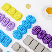 Moules à savon en silicone colorés Multi Style pour la fabrication de savon décoratif DIY