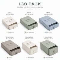 Caja Rígida Ecológica de Lujo para Viales, Personalizable con su Propio Logotipo, para Empaque de Viales de Péptidos y Sueros