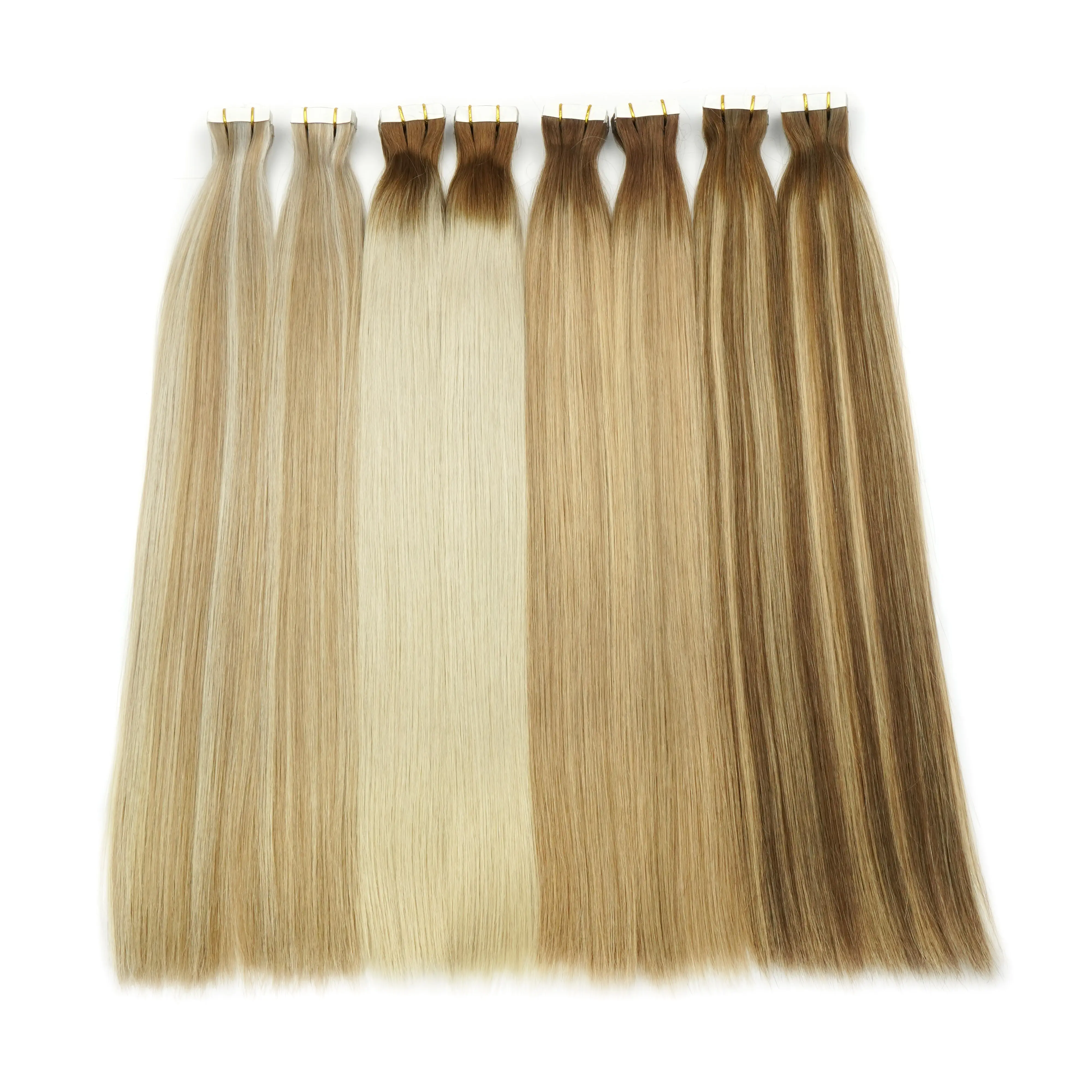 super double drawn virgin Russian hair Wholesale Top quality weft maschin Fast Delivery clip in hair extension synthetic