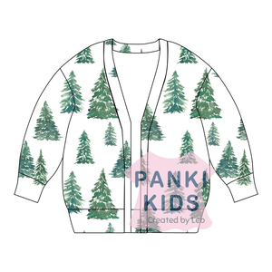 Pankai Nhà Máy Tùy Chỉnh Mô Hình Trẻ Em Cô Gái Halloween Dài Tay Áo V Cổ Cardigan Mềm Cashmere Trẻ Em Áo Len - Product Image 2