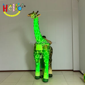 Costume animal <span class=keywords><strong>gonflable</strong></span> personnalisé géant de girafe de modèle réaliste <span class=keywords><strong>gonflable</strong></span> de girafe pour l'affichage - Product Image 5