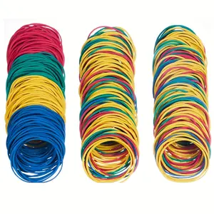 Popular Export New Arrival Eco-friendly Colourful Rubber Bands Rubber Latex Elastic Money For Office Use For Bank