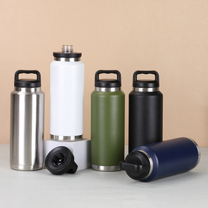 304 Stainless Steel Tumbler Modern Design Double-wall Vacuum Insulated Sports Travel Water Bottle With Chug Lid For Giveaways - Product Image 2
