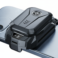 Refroidisseur de téléphone de jeu à semi-conducteurs SL14 avec affichage numérique de la température, ventilateur à clip et batterie externe