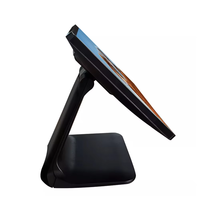 Moniteur de caisse de bureau POS 15,6 pouces TFT LCD avec écran tactile pour restaurant, kiosque, terminal en libre-service