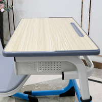 Bureau et chaise réglables en hauteur pour enfants, ensemble de mobilier standard pour salle de classe, adapté aux écoles indiennes