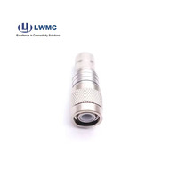 Conector de cable coaxial de latón Conectores de cable RF LMR 400 Crimpado macho TNC para cable LMR 400