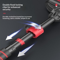 Barre de traction horizontale réglable en acier sans perçage pour adultes, à fixer sur la porte, durable, pour couloirs et cadres de porte