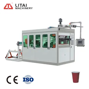Full Automatic High Speed And Low Energy plastic cup and plate making thermoforming machine